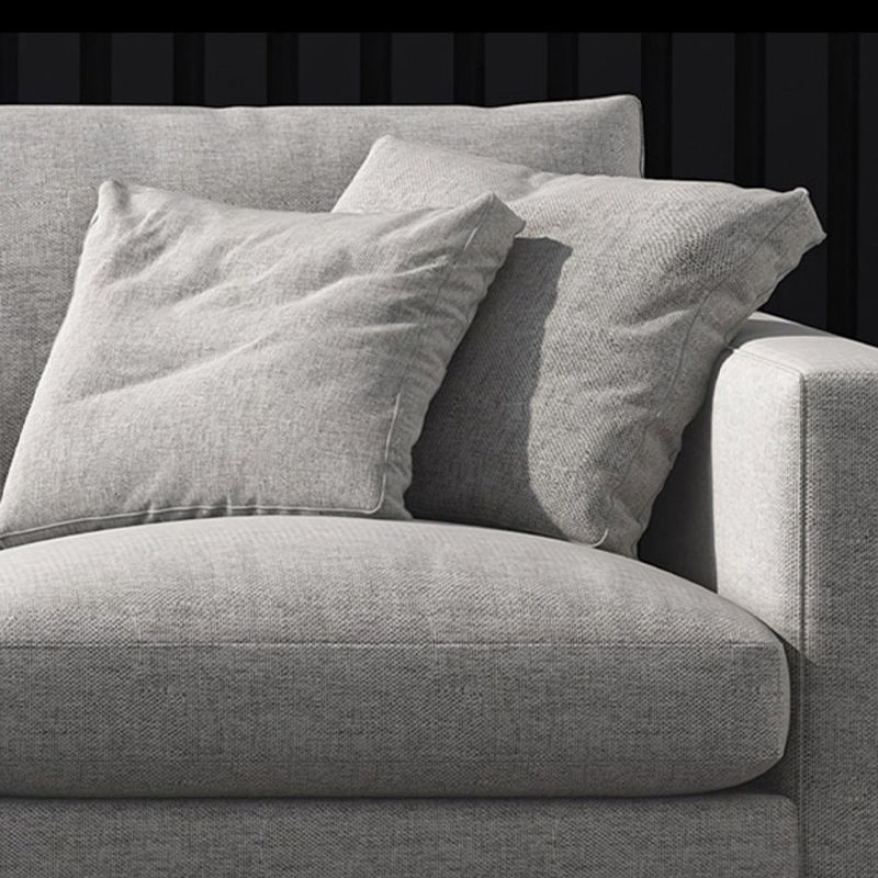 Square Armrest Latex/sponge Padded Fabric Design Wood Base Sofa Clearhalo 'furn' 'furn_sofas' 'Furniture' 'furniture_sofas' 'kitchen' 'kitchen_sofas' 'Living Room Furniture' 'Sofa' 'sofas' 1200x1200_74e0a235-580d-40d7-9ec2-577b791cc707