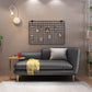 Linen/faux Leather Modern Sofa 31"W Square Arm Tight Back Sofa for Living Room Clearhalo 'furn' 'furn_sofas' 'Furniture' 'furniture_sofas' 'kitchen' 'kitchen_sofas' 'Living Room Furniture' 'Sofa' 'sofas' 1200x1200_74e0a7e3-f569-40a3-b23e-c3491d3910db