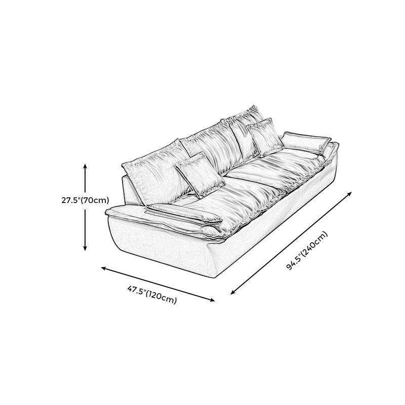 Colora stazionaria Resistente alla pelle in fux soggiorno braccio top braccio marrone scuro
