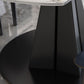 Contemporary Sintered Stone Table Round Table Set 1/5/7 Pieces Dining Set