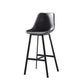 Faux Leather Counter Stool Modern Style Low Back Barstool with Metal Legs Clearhalo 'Bar Furniture' 'Bar Stools' 'bar_stools' 'furn' 'furn_bar_stools' 'Furniture' 'Kitchen & Dining Furniture' 1200x1200_74ebf0a6-1d53-4232-8355-5dc749082ec1