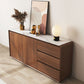Contemporary Style Crednenza Wood Dining Buffet mit Schränken und Schubladen