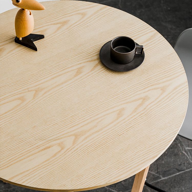 Round Wood Top Bar Table with Pedestal Industrial Metal Frame Bar Table Clearhalo 'Bar Furniture' 'Bar Tables' 'bar_tables' 'furn' 'furn_bar_tables' 'Furniture' 'Kitchen & Dining Furniture' 1200x1200_74edcd1b-b4c9-4bd3-bbec-e309b4804ac3