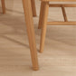 Set da pranzo in legno massiccio 1/5 pezzi tavolo da pranzo rettangolare con sedie posteriori a stecca
