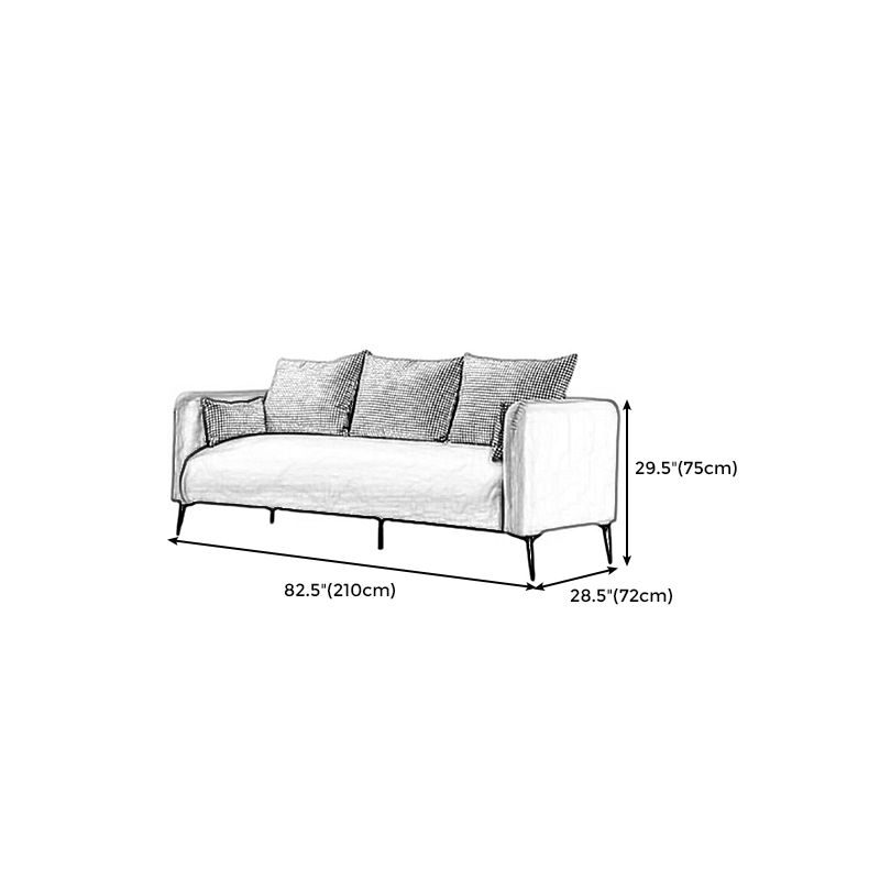 3-seater Pillow Top Arm Reclining Sofa for Living Room 28.35" Wide Clearhalo 'furn' 'furn_sofas' 'Furniture' 'furniture_sofas' 'kitchen' 'kitchen_sofas' 'Living Room Furniture' 'Sofa' 'sofas' 1200x1200_74ef5eac-5b32-433b-9490-8dbc4781a877