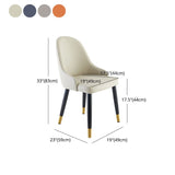 Sedia da pranzo in legno glam a bracciole senza braccio sedie da pranzo in vetro per uso del ristorante