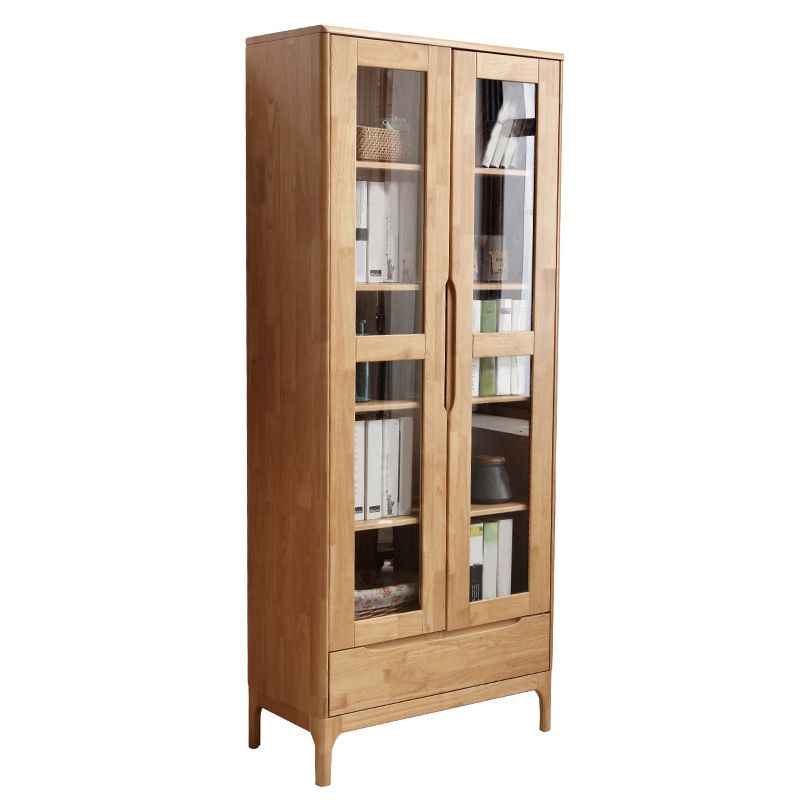 76.77" Tall Wood 1 - Drawer Accent Chest 2 Door Accent Cabinet Clearhalo 'Cabinets & Chests' 'cabinets_chests' 'furn' 'furn_cabinets_chests' 'Furniture' 'Living Room Furniture' 1200x1200_74f334d4-c128-4246-80d5-7d54b0426059