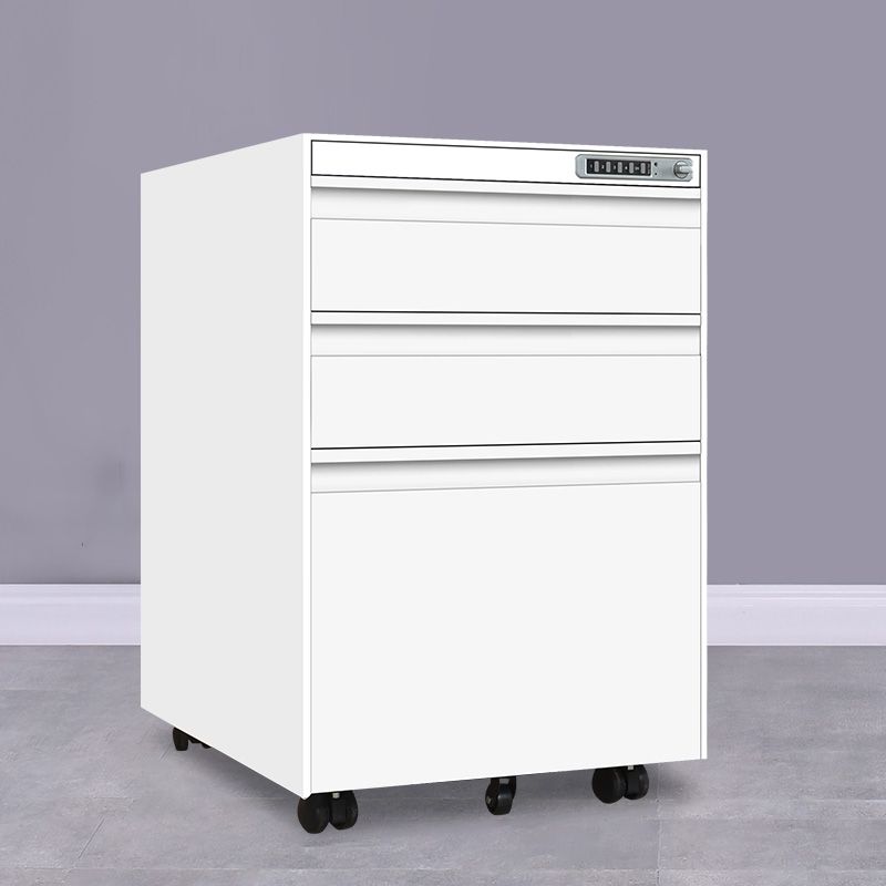 Armoires de fichiers contemporaines de fichier en acier de fichier piédestal avec bureau de verrouillage