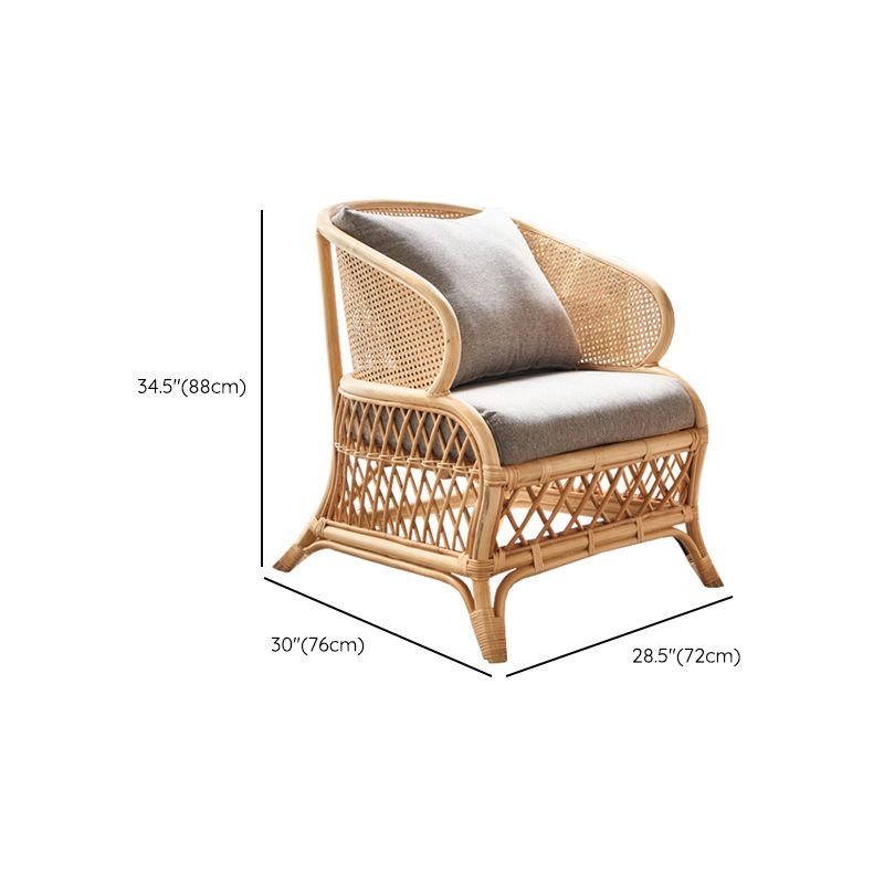 Cadre en bois scandinave canapé de mélange en coton en gris pour le salon