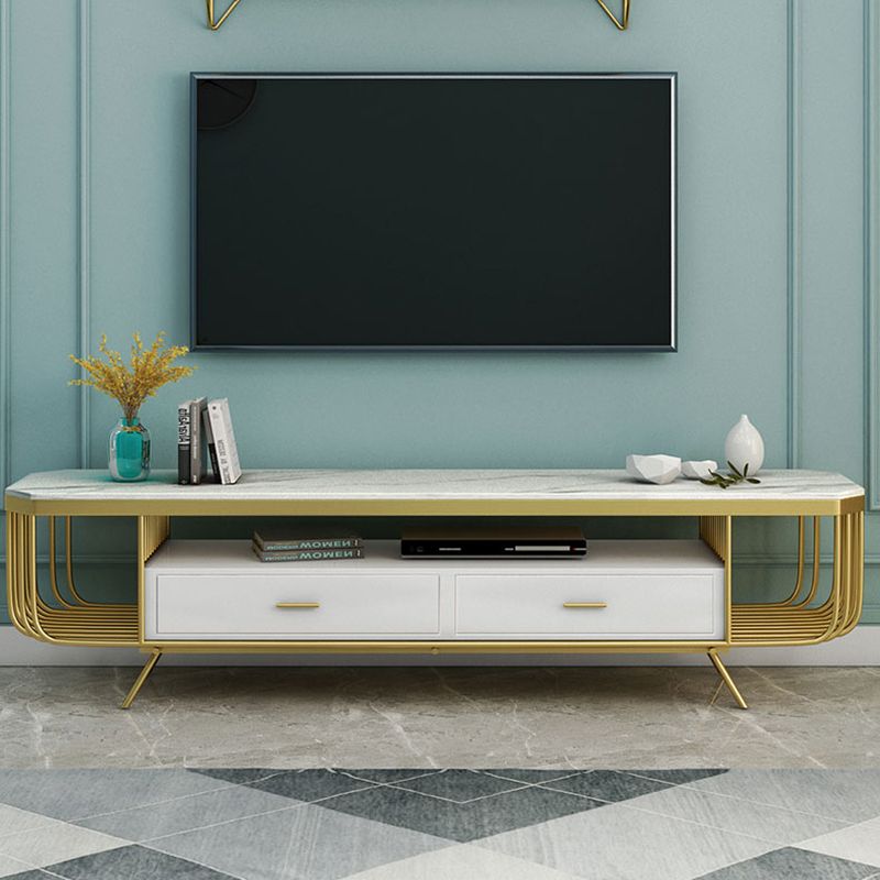 Contemporary TV Media Stand Open Storage TV Console with Drawers Clearhalo 'furn' 'furn_tv_stands_entertainment_centers' 'Furniture' 'Living Room Furniture' 'TV Stands & Entertainment Centers' 'TV Stands & Media Storage Furniture' 'tv_stands_entertainment_centers' 1200x1200_74fa67fb-dfd5-4ccd-9ceb-bd9b2ccfff51