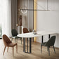 Sintered Stone Dining Table White Top Modern Double Pedestal Table for Kitchen Clearhalo ' dining_table' 'Dining Tables & Seating' 'Dining Tables' 'furn' 'furn_dining_table' 'Furniture' 'furniture_dining_table' 'Kitchen & Dining Furniture' 'kitchen&dining_furn' 'kitchen' 'kitchen_dining_table' 1200x1200_74fb3d19-3c15-477b-a3ee-efd4f907a8fa