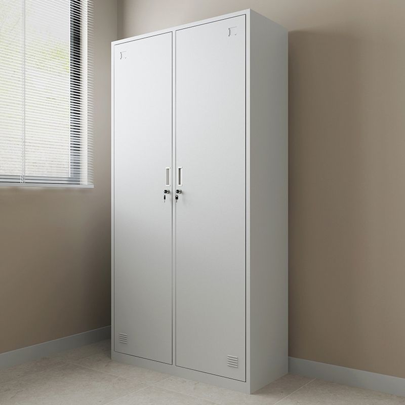 Armoire de garde-robe en acier armoire de garde-robe à charnière contemporaine pour la maison