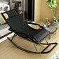 Modern Rocker Wicker Woven Rope Sedia a dondolo reclinabile
