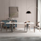 Rectangle Sintered Stone Dining Table Modern Table in White with Metal Double Pedestal Clearhalo ' dining_table' 'Dining Tables & Seating' 'Dining Tables' 'furn' 'furn_dining_table' 'Furniture' 'furniture_dining_table' 'Kitchen & Dining Furniture' 'kitchen&dining_furn' 'kitchen' 'kitchen_dining_table' 1200x1200_74ff83ac-4021-449c-baee-3b0ecabbee15