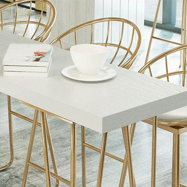 Glam Style Rectangle Bar Table Set 1/2/3/5/9 Pieces Solid Wood Counter Table Clearhalo 'Bar Furniture' 'furn' 'furn_home_bar_bar_sets' 'Furniture' 'Home Bars & Bar Sets' 'home_bar_bar_sets' 'Kitchen & Dining Furniture' 1200x1200_75008a5a-e563-45b1-877e-bdd8ba391dd8