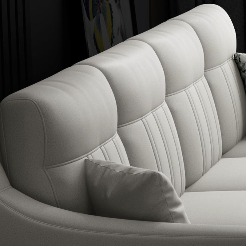 Modernismo a 4 posti sezionale con braccio inclinato di stoccaggio sezionale