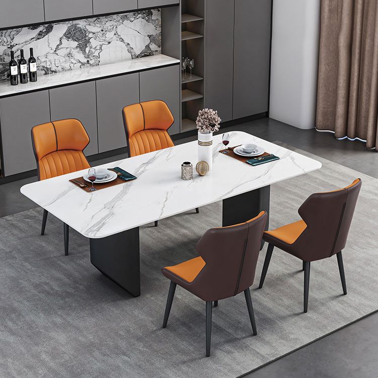 Modern 1/2/5/7 Pieces Dining Set Sintered Stone Kitchen Furniture Set /Separate Items Clearhalo 'Dining Room Sets' 'Dining Tables & Seating' 'dining_room_set' 'furn' 'furn_dining_room_set' 'Furniture' 'furniture_dining_room_set' 'Kitchen & Dining Furniture' 'kitchen&dining_furn' 'kitchen' 1200x1200_75054b31-6098-4c11-a2ba-a08d99ba4d4f