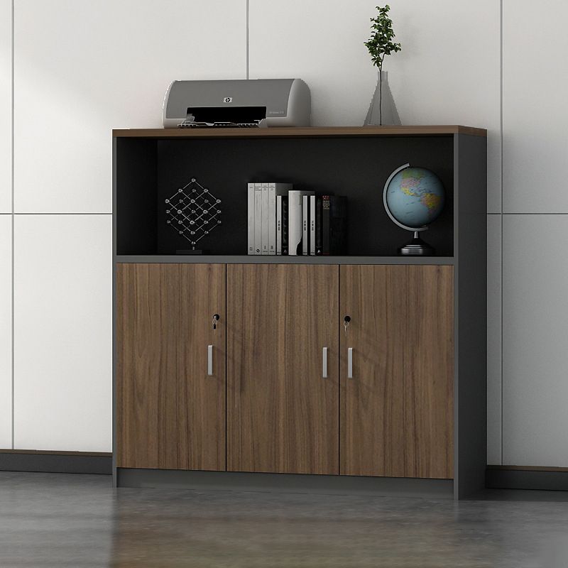 File Cabinet Wood Modern Vertical Locking File Cabinet with Storage Shelves Clearhalo 'Filing Cabinets' 'filling_cabinets' 'furn' 'furn_filling_cabinets' 'Furniture' 'Office Furniture' 1200x1200_750599a3-ab51-4d4c-b727-6f785c58d66a