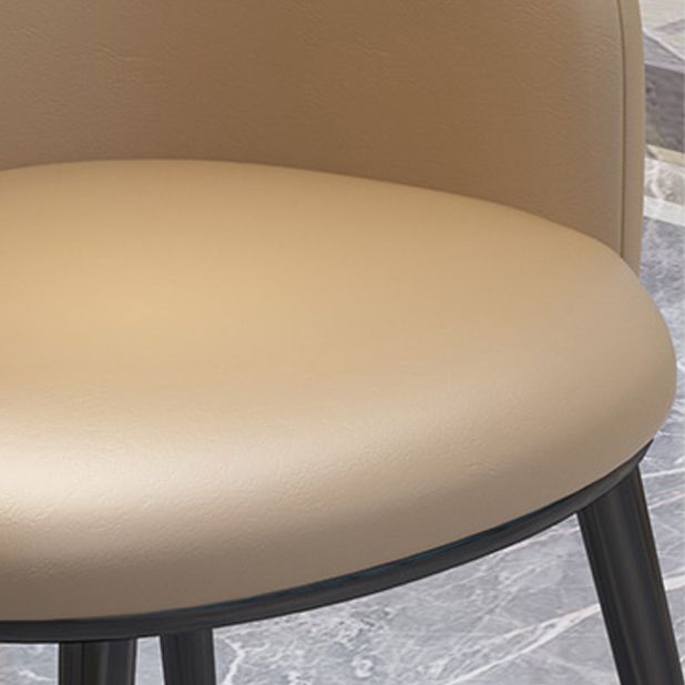 Scandinavian Style Metal Chair Solid Back Side Kitchen Dining Room Chairs Set Clearhalo ' kitchen&dining_furn' 'Dining Chairs' 'Dining Tables & Seating' 'dining_chair' 'furn' 'furn_dining_chair' 'Furniture' 'furniture_dining_chair' 'Kitchen & Dining Furniture' 'kitchen' 1200x1200_7505aa8b-66c2-4d74-85ed-c846f6ca033f