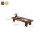 Zeitgenössischer Couchtisch aus Massivholz mit 4 Beinen, Kaffee- und Cocktailtisch