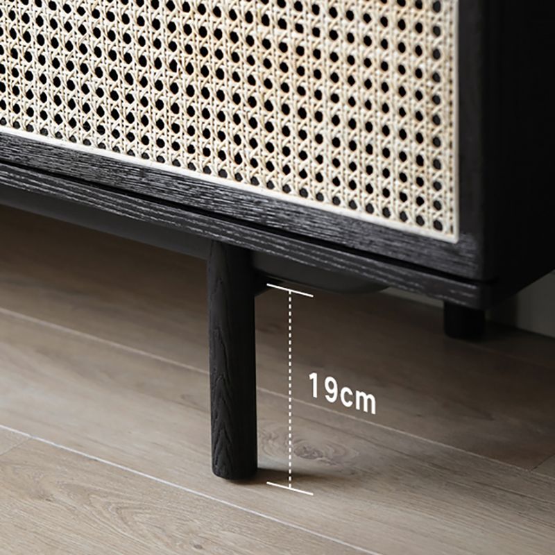 Gabinetto di sideboard del soggiorno in legno di pino mobile server moderno con archiviazione