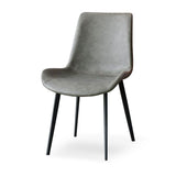 Contemporary Style Leather Dining Chairs Solid Back Arm Chair for Kitchen Clearhalo ' kitchen&dining_furn' 'Dining Chairs' 'Dining Tables & Seating' 'dining_chair' 'furn' 'furn_dining_chair' 'Furniture' 'furniture_dining_chair' 'Kitchen & Dining Furniture' 'kitchen' 1200x1200_7507f817-24ea-47f2-a8e9-ea2d17d91ccd