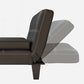 Black Modern Faux Leather Pillow Top Arm Sofa/Sectional with Convertible Clearhalo 'furn' 'furn_sectionals' 'Furniture' 'furniture_sectionals' 'Living Room Furniture' 'Sectionals' 1200x1200_7508b3c9-7f78-4630-aeae-d9e15a70e91c