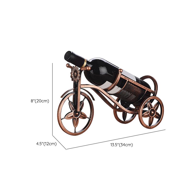 Modern Bike/ Boat/ Tree Metal Wine Racks Tabletop Wine Rack Kit in Brass Clearhalo 'furn' 'furn_wine_racks' 'Furniture' 'Kitchen & Dining Furniture' 'Wine Racks' 'wine_racks' 1200x1200_750e127f-2d7b-4d33-8ebc-fcba47d199ce