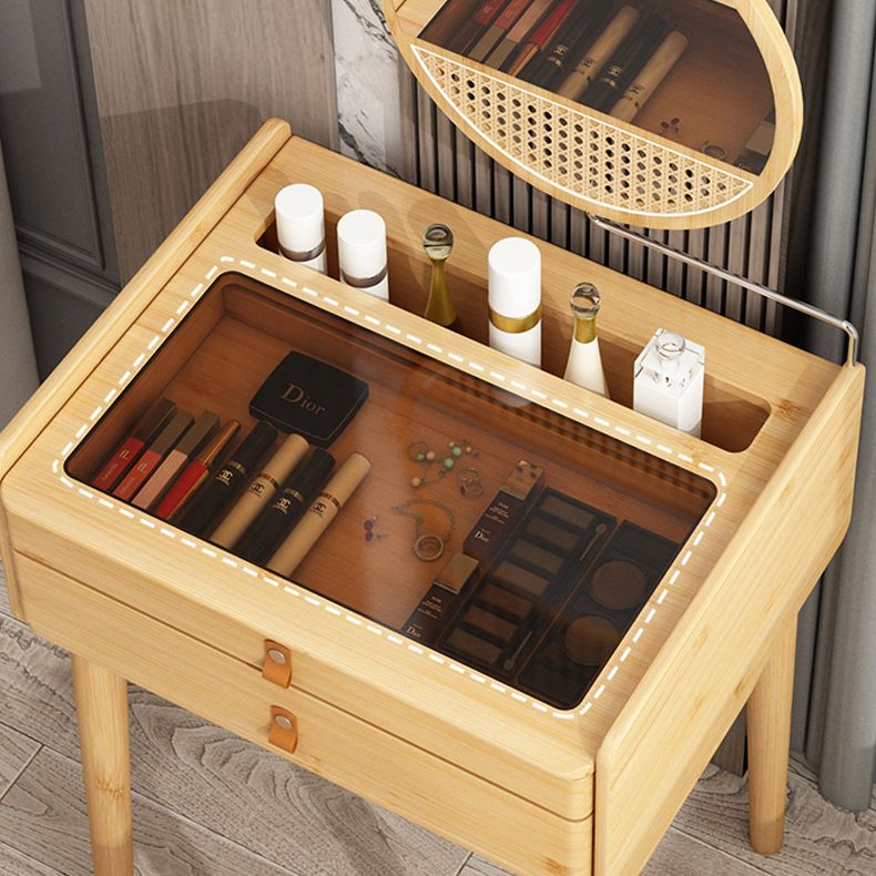 Mident secolo moderno moderno tavolo da trucco vanità per vanità mirrorl con cassetti per la camera da letto