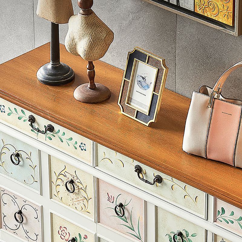 Industrial Painted Accent Cabinet Two/Three Drawers Wood Chest Clearhalo 'Cabinets & Chests' 'cabinets_chests' 'furn' 'furn_cabinets_chests' 'Furniture' 'Living Room Furniture' 1200x1200_750fd893-4ad4-4f67-aa4f-7672d774b5a3