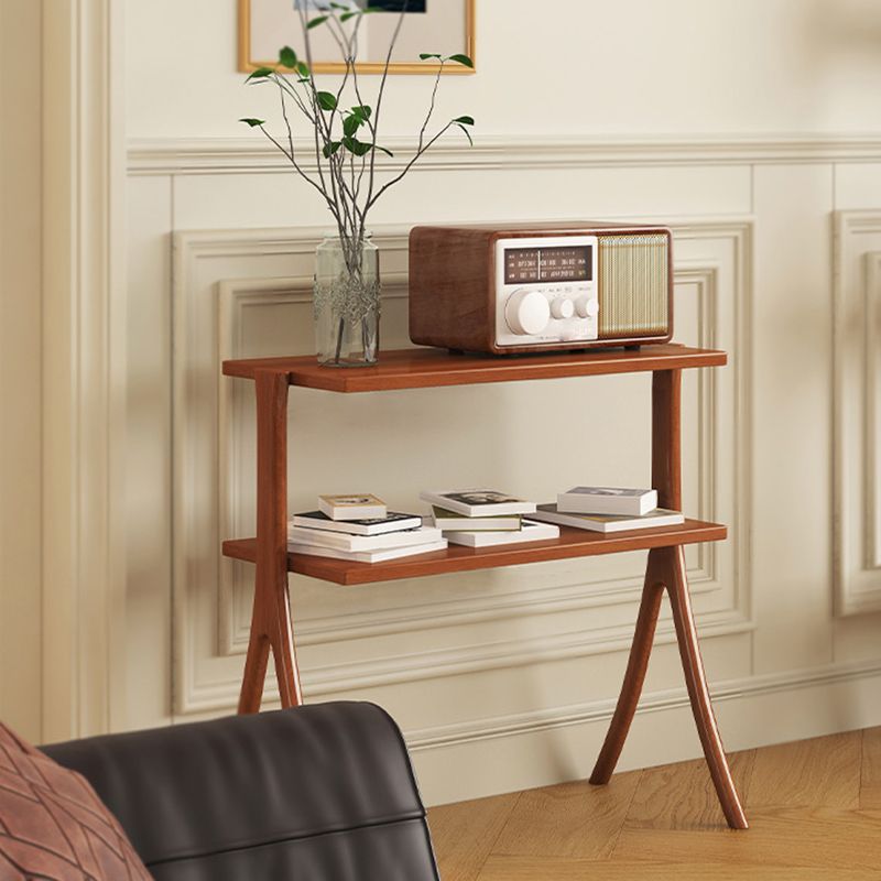 Bibliothèque horizontale de style moderne ouvre à l'arrière avec 2 étagères