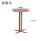 19.7" Tall Pedestal End Table Mid-Century Metal Round Side End Table Clearhalo 'Coffee & Accent Tables' 'End & Side Tables' 'end_side_tables' 'furn' 'furn_end_side_tables' 'Furniture' 'Living Room Furniture' 1200x1200_75114071-4fff-4c04-a8ea-4b24f2a91123