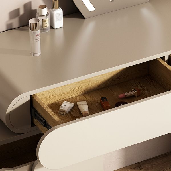 Vanity tavolo da tavolo da tavolo da 29,5 "in altezza contemporanea con cassetti