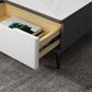 4 Legs Cocktail Table Rectangle Stone Single Coffee Table with Drawer Clearhalo 'Coffee & Accent Tables' 'Coffee Tables' 'coffee_tables' 'furn' 'furn_coffee_tables' 'Furniture' 'Living Room Furniture' 1200x1200_751a37d5-8b8b-4b13-94e0-b3e3cb381cdf