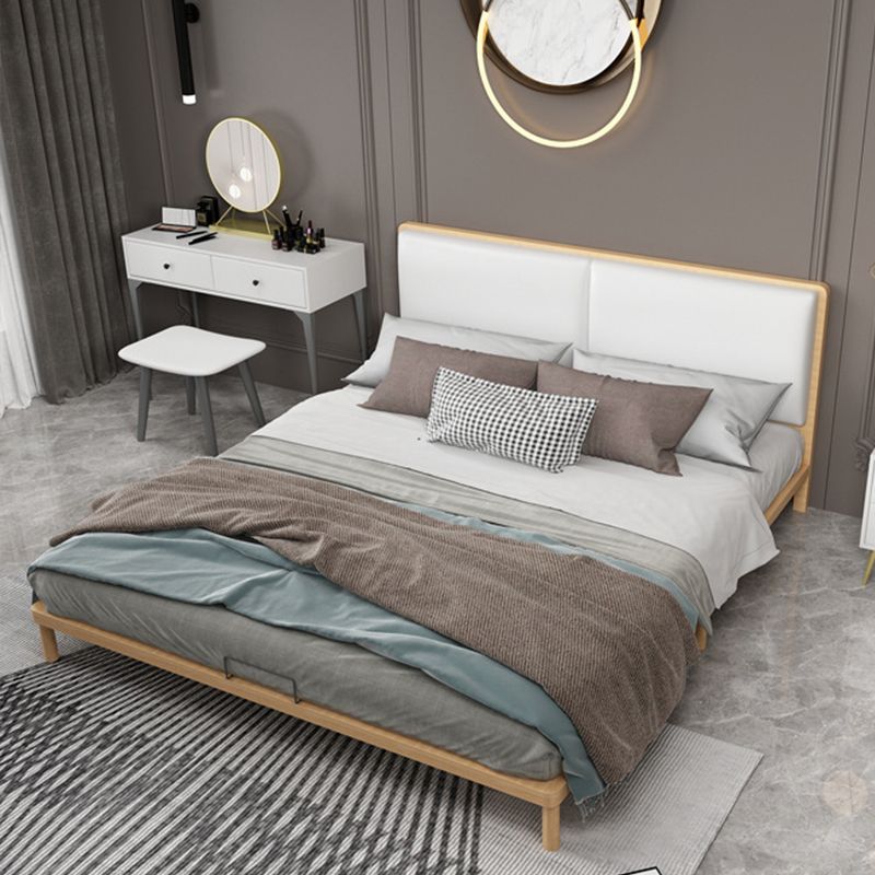 Cadre de lit métallique haut rembourré