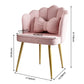 Glam Style 16.5'' Wide Dining Room Chair Solid Back Chair with 4 Metal Legs for Home Use Clearhalo ' kitchen&dining_furn' 'Dining Chairs' 'Dining Tables & Seating' 'dining_chair' 'Furniture' 'furniture_dining_chair' 'Kitchen & Dining Furniture' 'kitchen' 1200x1200_751c9dba-e78c-4006-99e8-d5570537f577