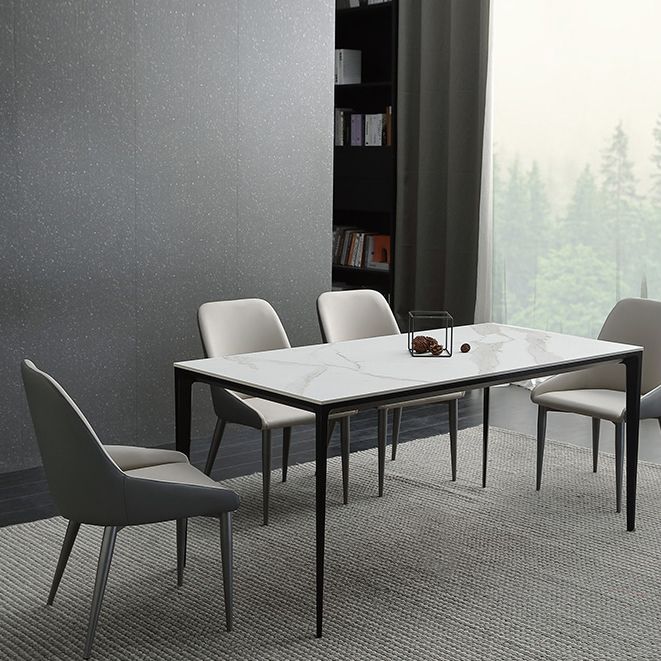 Contemporary Style Metal Dining Chair Dining Parsons Arm Side Chairs for Kitchen Clearhalo ' kitchen&dining_furn' 'Dining Chairs' 'Dining Tables & Seating' 'dining_chair' 'furn' 'furn_dining_chair' 'Furniture' 'furniture_dining_chair' 'Kitchen & Dining Furniture' 'kitchen' 1200x1200_751df0b4-65c7-4c12-9fd2-693001f09e54