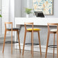 Scandinavian Wood Counter Stool Kitchen Furniture in Matte Finish Clearhalo 'Bar Furniture' 'Bar Stools' 'bar_stools' 'furn' 'furn_bar_stools' 'Furniture' 'Kitchen & Dining Furniture' 1200x1200_75201649-f627-472b-9abd-0aaab158adf1