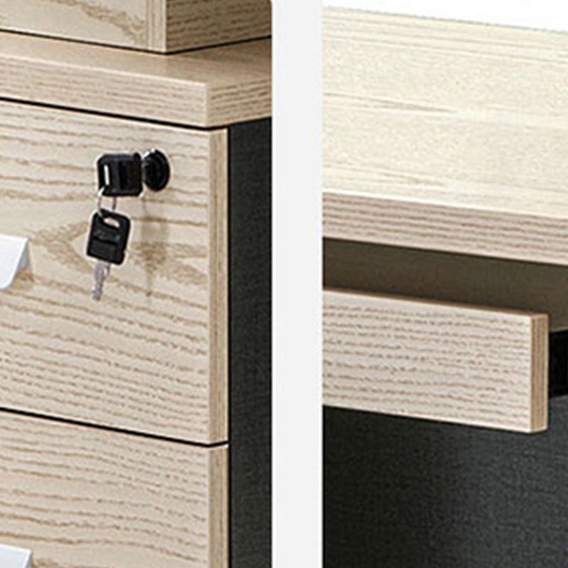 Engineered Wood Writing Desk Industrial Rectangular Desk for Office Clearhalo 'furn' 'furn_office_desk' 'Furniture' 'Office Desks' 'Office Furniture' 'office_desk' 1200x1200_752135b5-5d1f-47d8-bffb-23712c66d52e