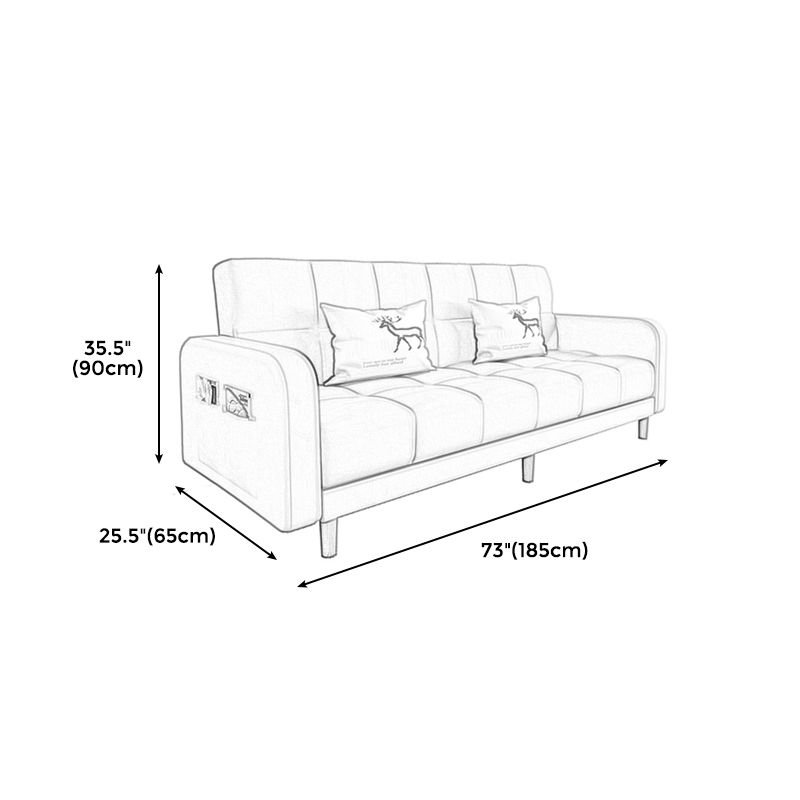 Square Arm Modern Sofa with Biscuit Back Storage Sofa for Living Room Clearhalo 'furn' 'furn_sofas' 'Furniture' 'furniture_sofas' 'kitchen' 'kitchen_sofas' 'Living Room Furniture' 'Sofa' 'sofas' 1200x1200_75224534-5f3c-4784-8ecf-65e71ea929e1