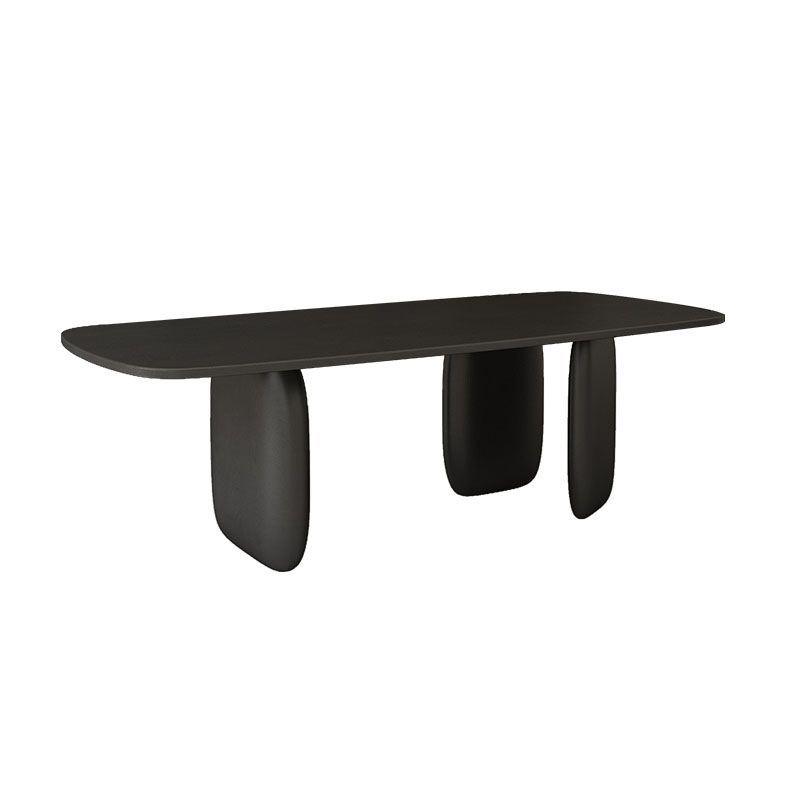 Modern Solid Wood Table for Restaurant Rectangle Dining Table with 3 Legs Clearhalo ' dining_table' 'Dining Tables & Seating' 'Dining Tables' 'furn' 'furn_dining_table' 'Furniture' 'furniture_dining_table' 'Kitchen & Dining Furniture' 'kitchen&dining_furn' 'kitchen' 'kitchen_dining_table' 1200x1200_75224d61-d121-415f-b2b7-ed388ee9ab12