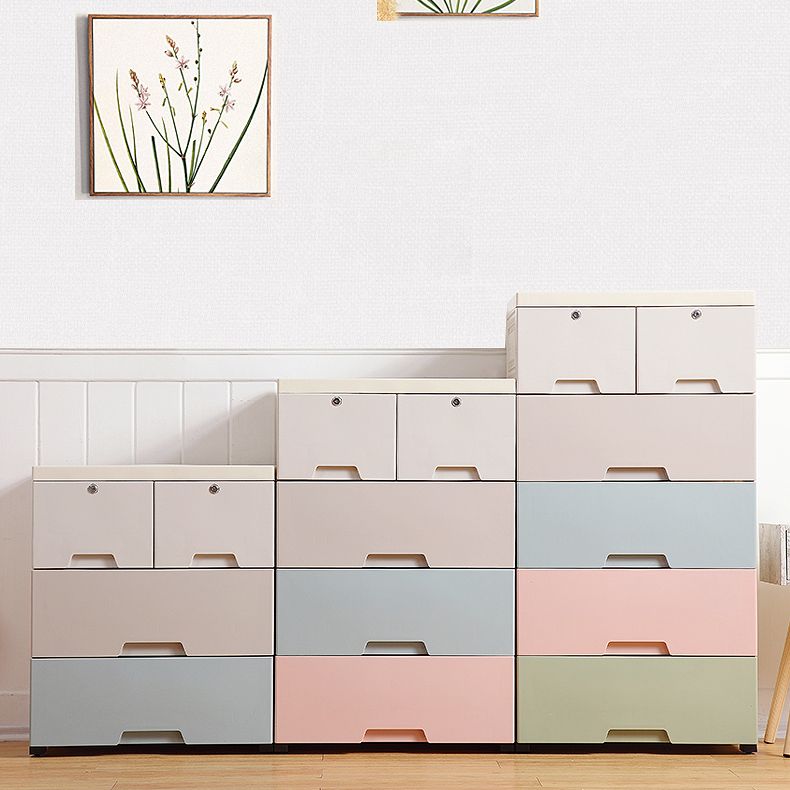 Plastic Storage Cabinet with Lock Contemporary Non-Hanging Armoire