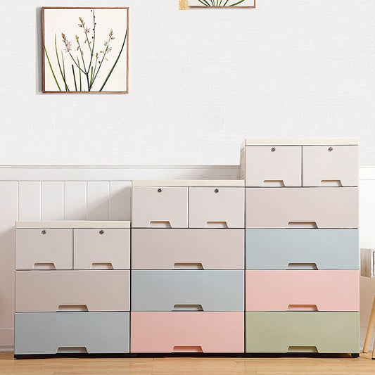 Plastic Storage Cabinet with Lock Contemporary Non-Hanging Armoire