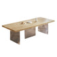 Pine Wood Dining Table Traditional Luxury Dining Table with 3 Legs
