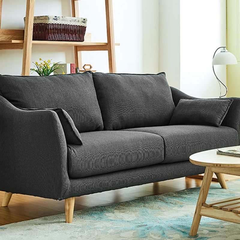 Contemporary Fabric Tight Back Sofa 30.71"High Loose Back Slipcovered Sofa Clearhalo 'furn' 'furn_sofas' 'Furniture' 'Living Room Furniture' 'Sofa' 'sofas' 1200x1200_7526ff7b-3c25-45af-bcb4-ff0b8db39552