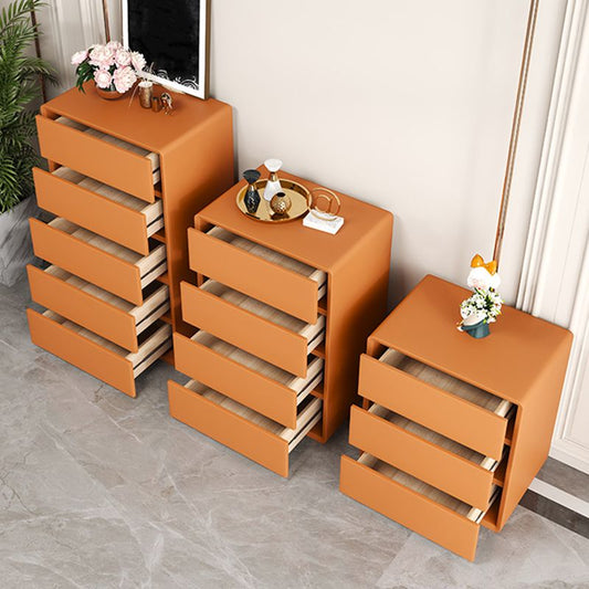 Contemporary Storage Chest Dresser Vertical Dresser with Drawers