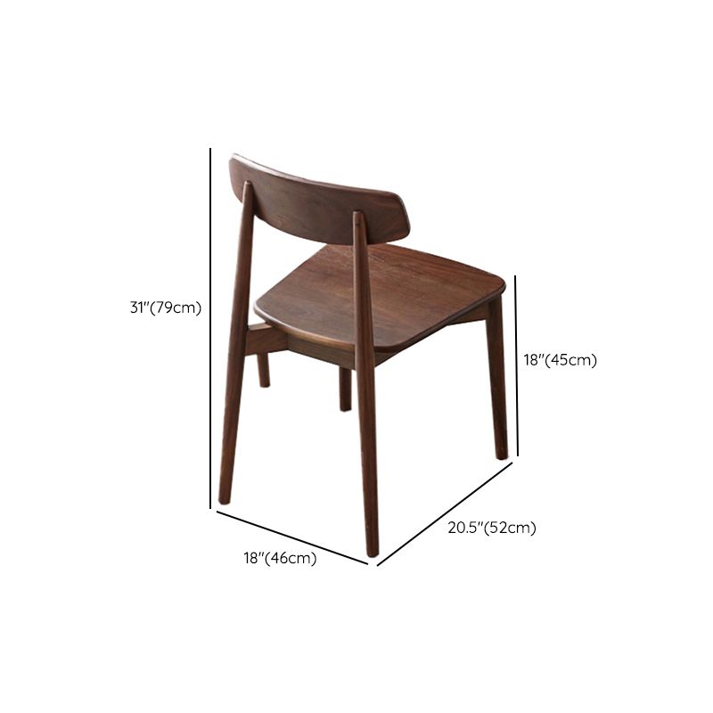 Mobili moderni di altezza standard Tavolo da pranzo a 4 gambe in legno massello da 5/7 pezzi con sedia
