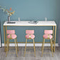 Glam Rectangle Bar Table Set 1/2/4 Pieces Faux Marble Pub Set for Dining Room Clearhalo 'Bar Furniture' 'furn' 'furn_home_bar_bar_sets' 'Furniture' 'Home Bars & Bar Sets' 'home_bar_bar_sets' 'Kitchen & Dining Furniture' 1200x1200_7528b03a-2ad1-4f6b-909c-c3a354a27e45