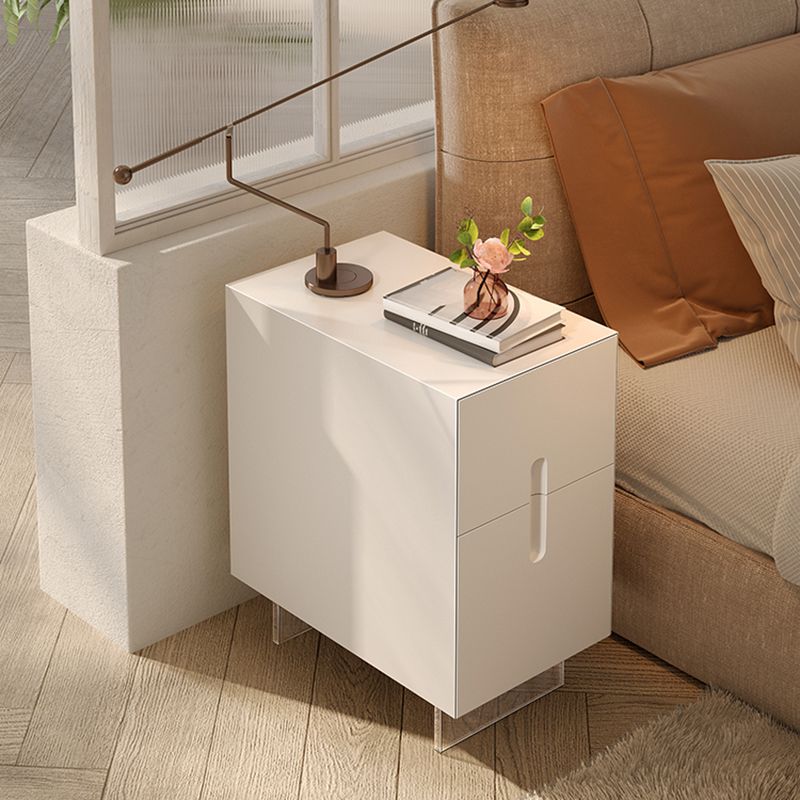 Table de nuit contemporaine armoire au chevet en bois avec tiroirs