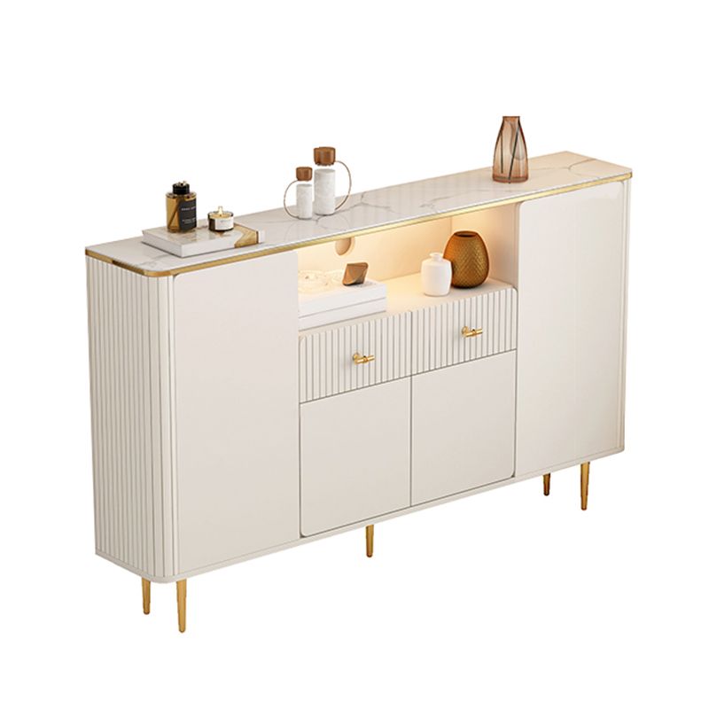 Stone TV Stand Console Glam Media Console TV Stand with Drawers Clearhalo 'furn' 'furn_tv_stands_entertainment_centers' 'Furniture' 'Living Room Furniture' 'TV Stands & Entertainment Centers' 'TV Stands & Media Storage Furniture' 'tv_stands_entertainment_centers' 1200x1200_752b12f9-411d-4c35-83d6-1490b605c4b7